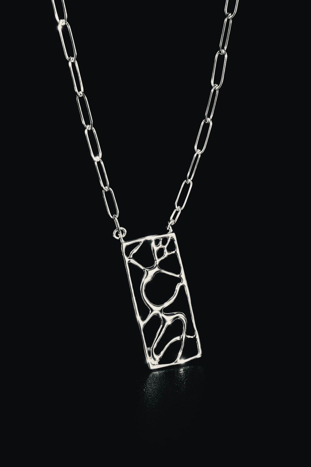 Framed Demon necklace