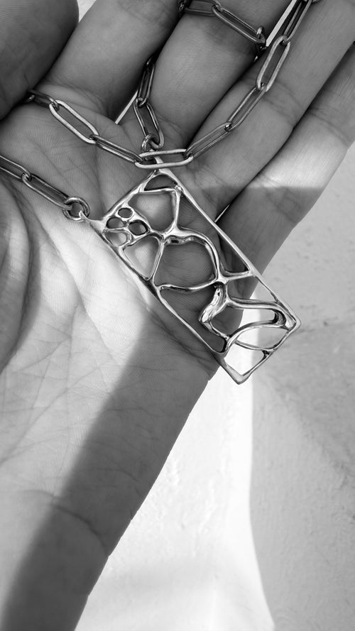 Framed Demon necklace