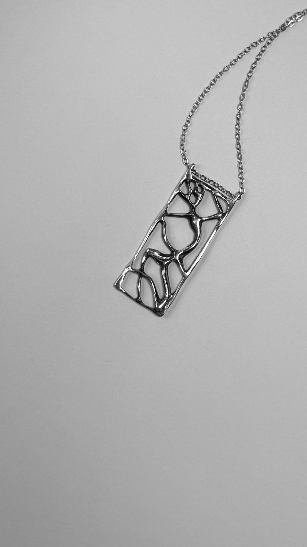Framed Demon necklace